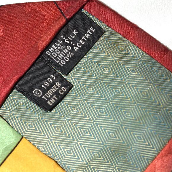 Vintage 1993 Cartoon Network Tom & Jerry Hole In 1 The Golf Game Tie - Picture 5 of 5